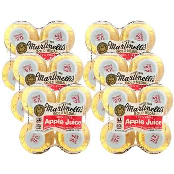 Martinelli's 100% Pure Apple Juice - Case of 6/4 pack, 10 oz