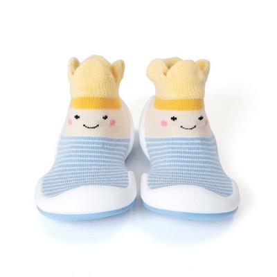 Komuello Baby Boy First Walk Sock Shoes Crown Prince