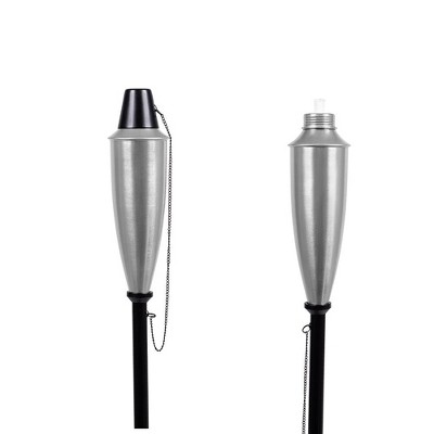59.5'' Metal Garden Torch (Set of 4)