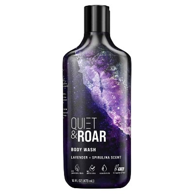 Quiet & Roar Lavender & Spirulina Body Wash made with Essential Oils - 16 fl oz