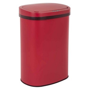 FDW Kitchen Trash Can with Lid, 13 Gallon Automatic Garbage Can for Bathroom Bedroom Home Office 50 Liter Touch Free Stainless Steel Waste Bin - 1 of 4