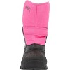 Kids Ranger Kids' Addison Waterproof Insulated Snow Boots Black/Pink - 3 of 4