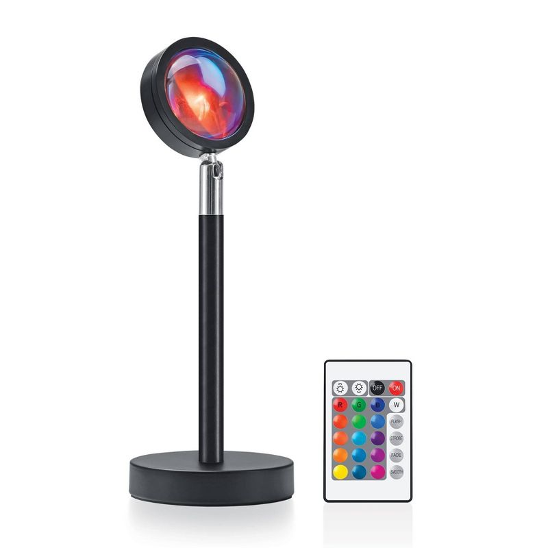 RGB Sunset Projector Light with Remote Black - West &#38; Arrow, 3 of 4