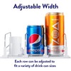 OnDisplay Drink Can Organizer for Fridge - White Automatic 15 Can Pusher Glide Dispenser - 4 of 4