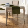 Slickblue 14"x108" Linen-Look Table Runner – Polyester Poplin, Wrinkle-Resistant, Serged Edge Finish, 41 Color Options - 2 of 3