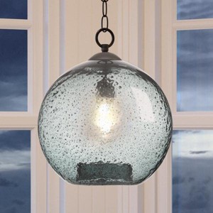 Urban Ambiance Luxury Vintage Pendant,  14"H x 11-3/4"W,  Olde Bronze Finish, UHP2581 - 1 of 4