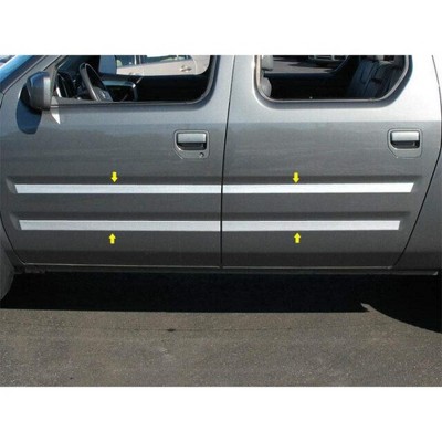QAA is Compatible with 2006-2012 Honda Ridgeline 8 Piece Stainless Rocker Panel Trim, Insert Kit, 1.9375" Width TH25240