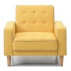 SEYNAR Contemporary Chair Bed,Yellow,36''W*34''D*30''H - 2 of 4