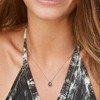 EVERLY JEWELRY | Sterling Silver 0.01 CT TW Diamond 8 - 8.5 MM Black Freshwater Cultured Pearl Fashion Pendant With Chain, 18-inch - 4 of 4