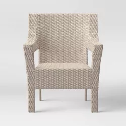 Southcrest Wicker Stacking Patio Club Chair - Threshold™