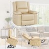 Electric Power Recliner Chair, Power Lift Recliner Sofa for Elderly People, with Massage and Heat, PU Leather Recliner for Living Room, Bedroom - 2 of 4