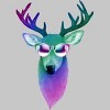 Men's Design By Humans Disco Stag By iamkeelin T-Shirt - 2 of 4