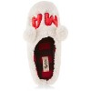 Floopi Women's "Mama" Fuzzy Faux faux shearling Clog Slipper w/ Buffalo plaid lining - 4 of 4