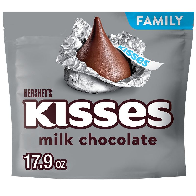 Hershey&#39;s Kisses Milk Chocolate Candy - 17.9oz, 1 of 9