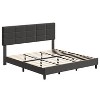 Twin/Full/Queen/King Bed Frame with Adjustable Upholstered Headboard, Platform Bed Frame, No Box Spring Needed - 4 of 4