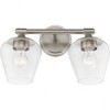 Livex Lighting Willow 2 - Light Vanity in  Brushed Nickel - 3 of 4