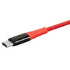 Monoprice Apple MFi Certified Lightning to USB Type-C Rapid Charge and Sync Kevlar-Reinforced Nylon-Braid Cable - 6 Feet - Red | Durable, Compatible - 4 of 4