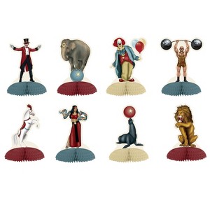 Beistle Vintage Circus Mini Centerpieces, 5", (16/Pkg) Multicolored - 1 of 1
