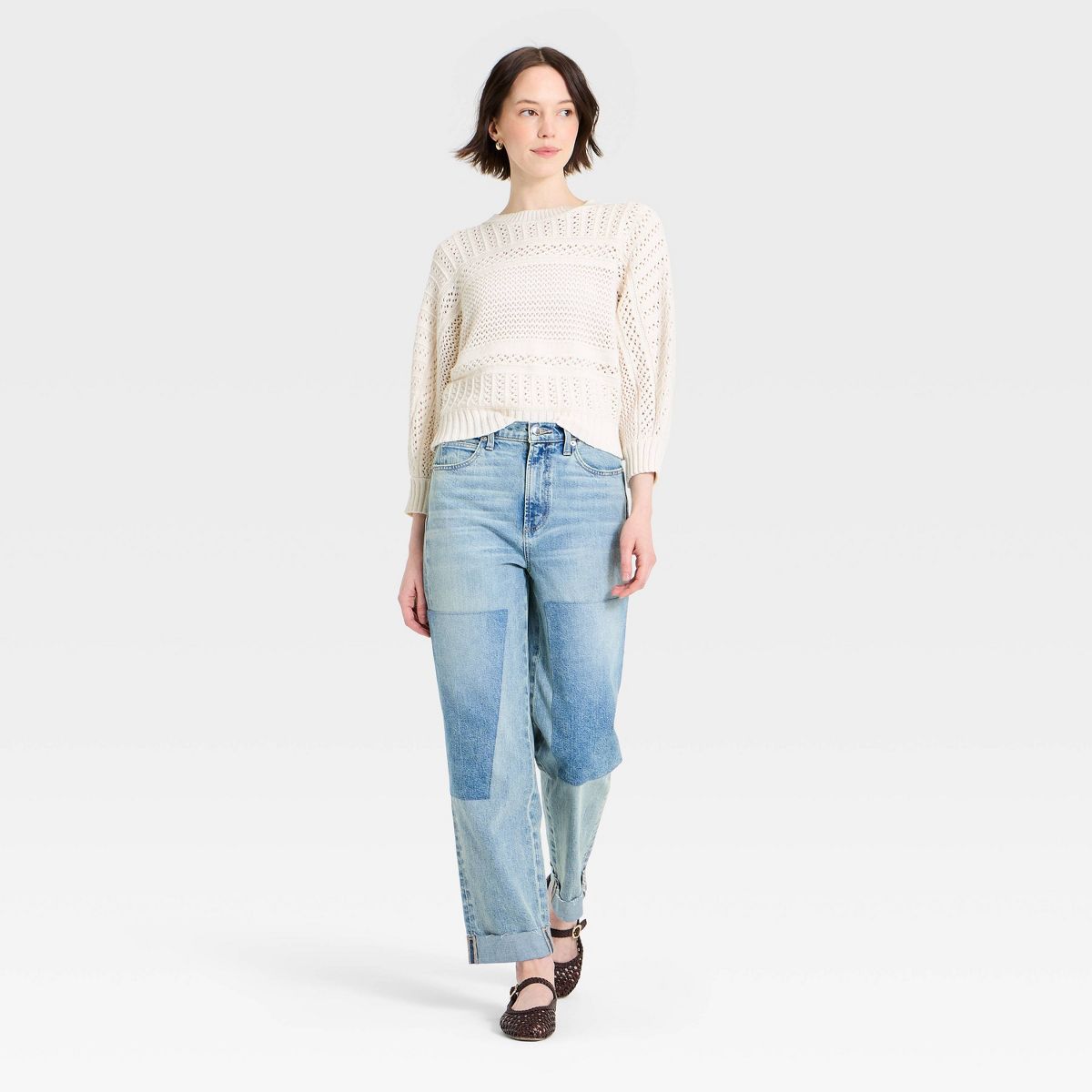 Women's Dolman Crewneck Pullover Sweater - Universal Thread™ - thumbnail 9