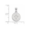 Black Bow Jewelry 14k White Gold Winnipeg Jets NHL Small Pendant - 2 of 3