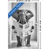 Trends International Reinders: Toilet Humor - Elephant Toilet Unframed Wall Poster Print White Mounts Bundle 22.375" x 34" - 3 of 4