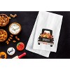 C&F Home Halloween "Spooky" Jack O' Lantern Pumpkins Pickup Truck Embroidered Cotton Waffle Weave Dishtowel - 3 of 4
