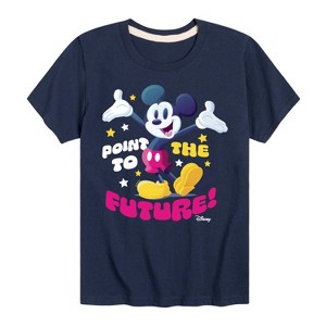 Boys' - Disney - Mickey Point To The Future Short Sleeve Graphic T-Shirt - 1 of 4