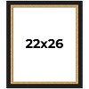 PosterPalooza | Embellished Brown Picture Frame - UV Acrylic, Foam Board Backing, Hanging Hardware - 2 of 4