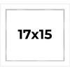 PosterPalooza | Modern Shadow Box 1" Depth White Picture Frame - UV Acrylic, Backing Board, Hanging Hardware - 2 of 4