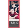 PosterPalooza | Panoramic Classic Modern Red Picture Frame - UV Acrylic, Foam Board Backing, Hanging Hardware - 2 of 4
