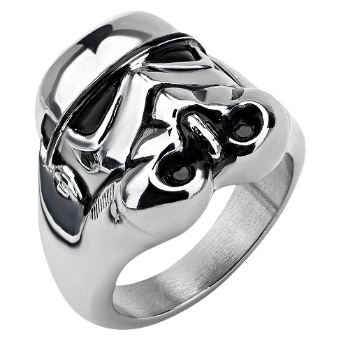 Men's Star Wars Stainless Steel Stormtrooper 3d Ring 