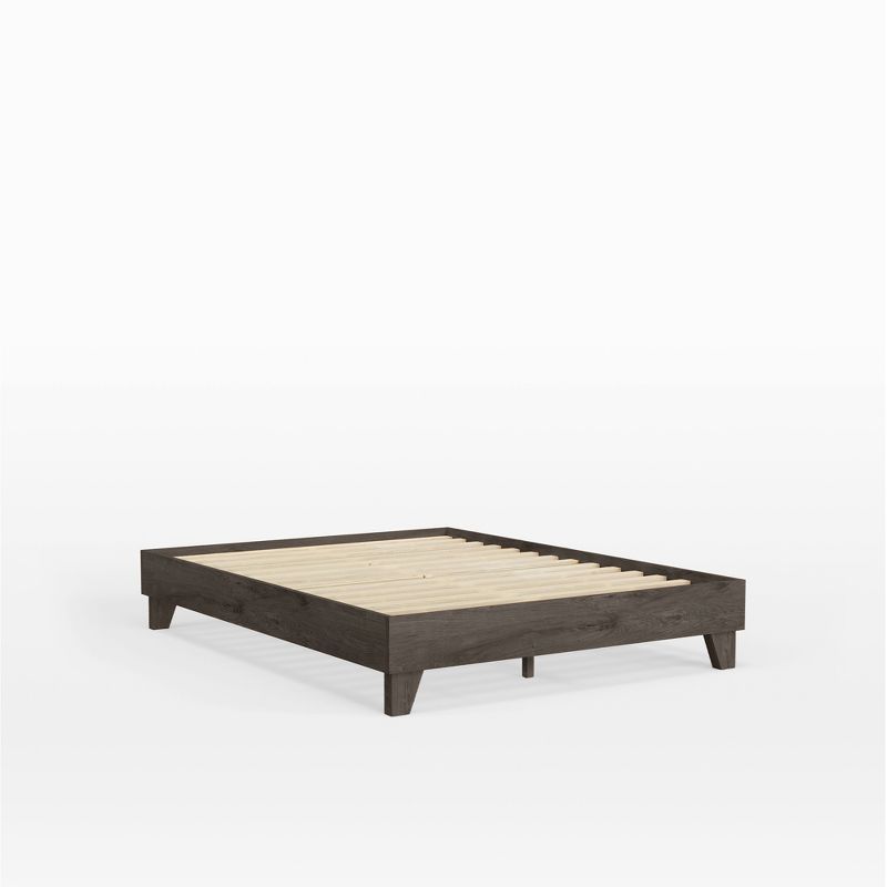 eLuxury Wooden Platform Bed Frame, 1 of 11