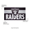 Evergreen Las Vegas Raiders Burlap 3' x 5' Flag, Premium Single Sided Printed with Grommets, Printed In The USA - 3 of 4