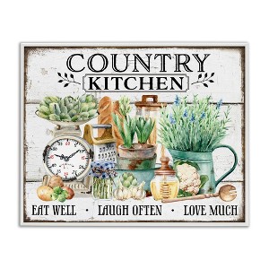 Stupell Industries Country Kitchen Still Life Black Framed Giclee Art - 1 of 4