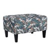 CAVINAS Classic Upholstered Ottoman with Birch Wood Legs, Modern Rectangle Ottoman Bench, Ottoman Foot Stools, Bedroom Entry Bench - 3 of 4