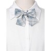 INSPIRE CHIC Women's Plaid Uniform Pre-tied Knot Cute Stylish Colorful Bow Ties - 4 of 4