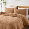 Lush Décor Logan Stone Washed Cotton Quilt Sienna 3Pc Set King/Cal King - 2 of 4
