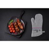 Evideco French Home Goods Chef's Choice Cotton Oven Mitt - Heat-Resistant Quilted Kitchen Glove with Hanging Loop - 3 of 4