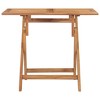 vidaXL Folding Patio Dining Table 35.4"x23.6"x29.5" Solid Teak Wood - 2 of 4