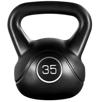 Yaheetech Kettlebell HDPE Coated Kettle Bells for Home Gym