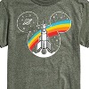 Men's - Disney - Mickey Retro Space Logo Short Sleeve Graphic T-Shirt - 2 of 4