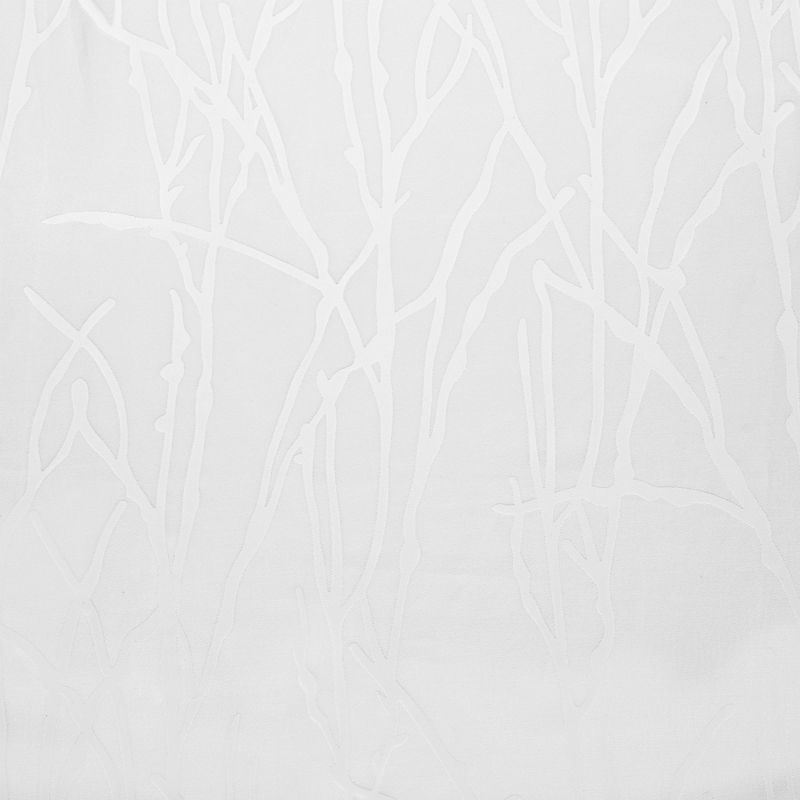Exclusive Home Edinburgh Sheer Branch Burnout Grommet Top Curtain Panel Pair, 52"x96", Winter White, 2 of 5