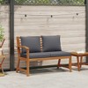 Garden Bench  Solid Acacia wood vidaXL - 2 of 4