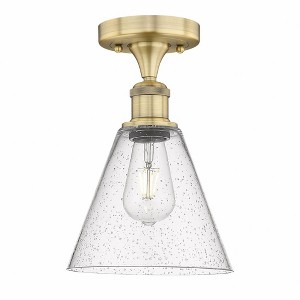 Berkshire - 1 Light Semi-Flush Mount In Industrial Style-10.75 Inches Tall and 8 Inches Wide - 1 of 1