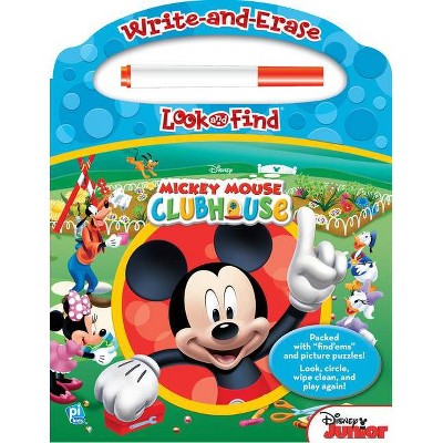 Disney - Mickey Mouse Clubhouse - Write-And-Erase Look and Find Wipe Clean Board - by  Editors of Phoenix International Publications