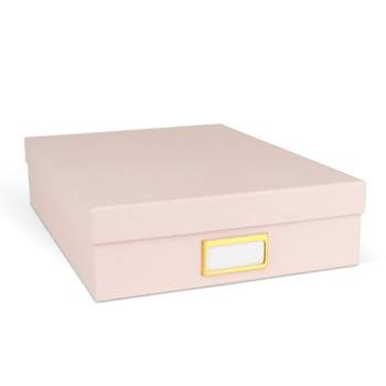 Sugar Paper Essentials Document Box Pink