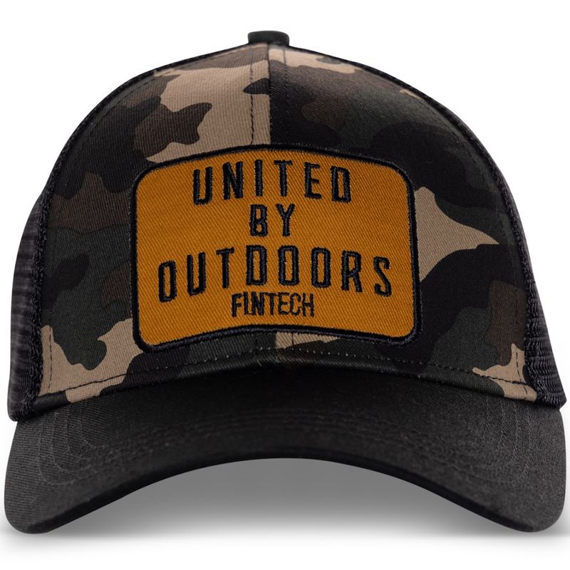 Fintech United By Outdoors Snapback Hat - Dune, 1 of 3