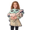 Disney Star Wars Cloud Pillow The Mandalorian Grogu Pal 22" X 21" Multicolored - 2 of 4