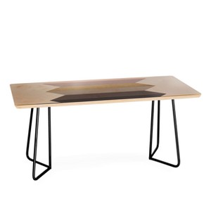 Deny Designs Iveta Abolina Bloc de Couleur Coffee Table Black - 1 of 4