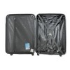 SEVOBAL Luggage 3 Piece ABS Lightweight Luggage Set with Spinner Wheels, TSA Lock, Hard Shell Suitcase for Travel School, Black, 30.31"*20.08"*11.81" - 4 of 4